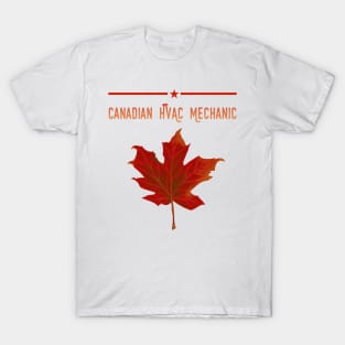 Canadian Technician Hvac Mechanic T-Shirt